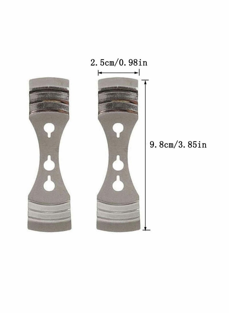 Y&D Candle Wicks 150 Pieces Pre-Waxed Wicks with 2 Stainless Wick Holder Sustainer for (10cm 15cm and 20cm)  - Image 3
