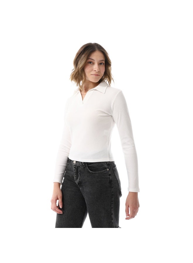 Coctail 2596-basic top-white - Image 2