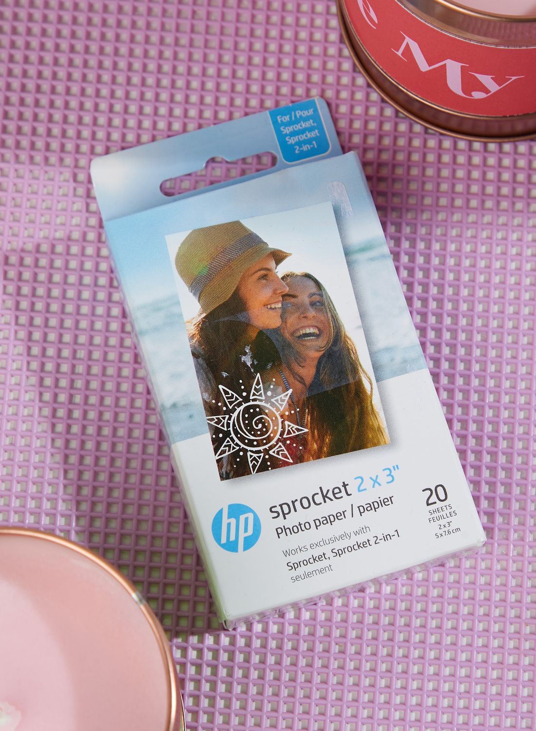 HP Hp Sprocket 2X3 Premium Zink Sticky-Back Photo Paper