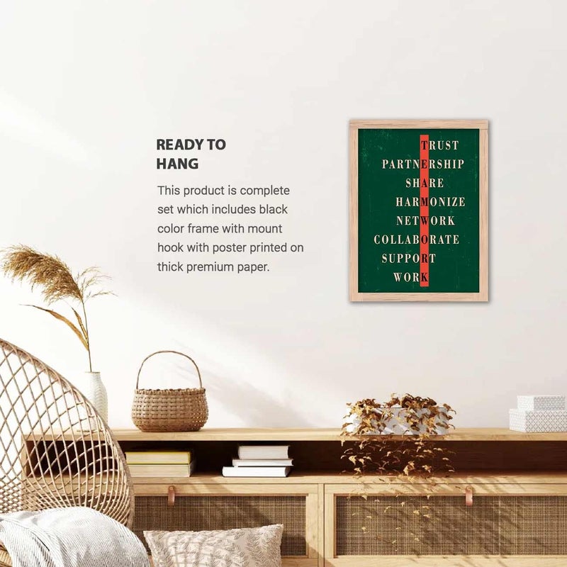 kotart Photo Frames for Wall Decoration Motivational Wall Frames for Home and Office Wall Poster with Frame for Room Quotes Frames for Wall Decor 11 inch x 14 inch Multi design46 - Image 3