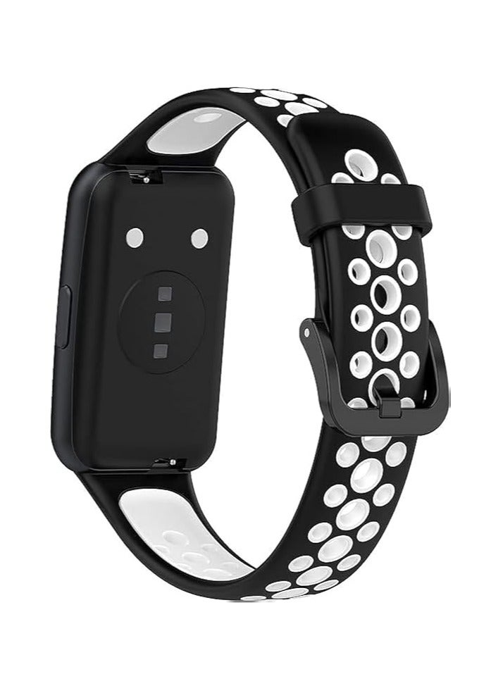 Sport Band Compatible with Huawei Band 8/ Honor Band 8 Sweatproof Lightweight Silicone Strap