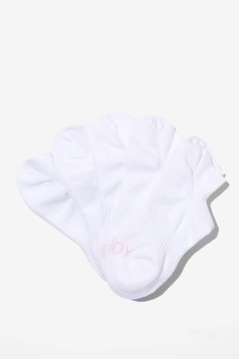 بودي Body Low Cut Sneaker Socks 5Pk