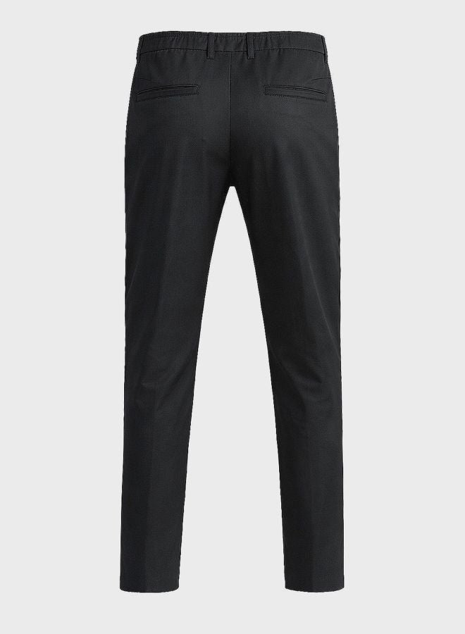 The Indian Garage Co Men Relaxed Fit Solid Cross Pocket Mid-Rise Trousers - Image 5