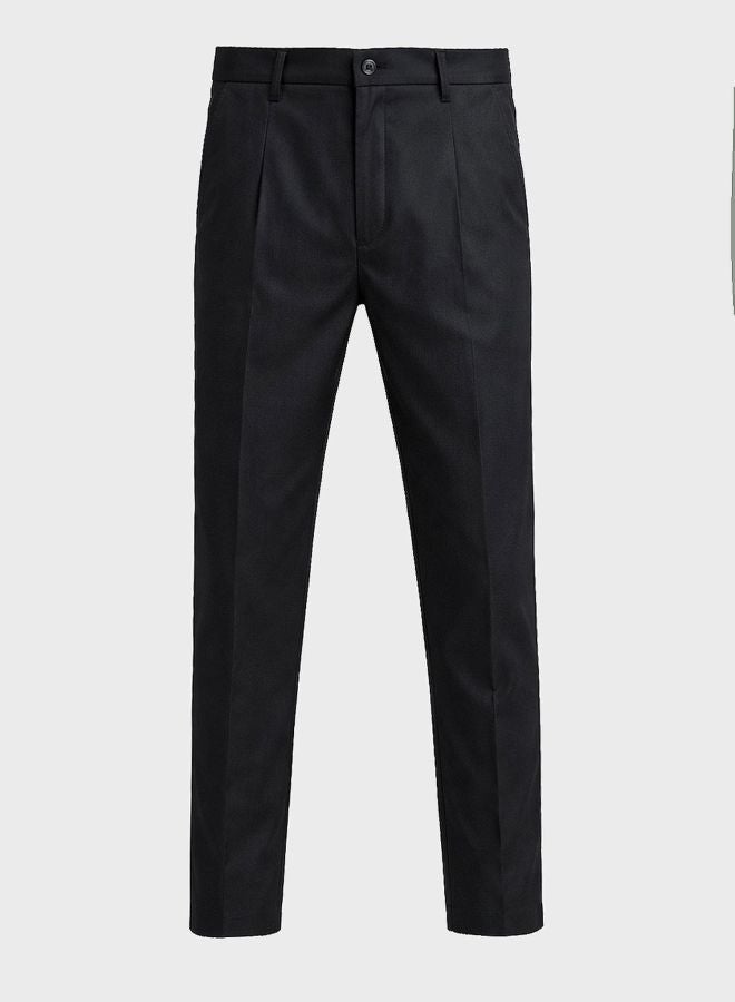 The Indian Garage Co Men Relaxed Fit Solid Cross Pocket Mid-Rise Trousers - Image 4