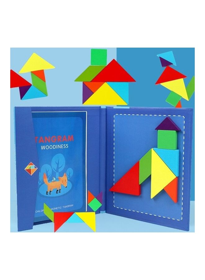 Creative 3D Puzzle Magnetic Jigsaw Tangram Game 22 x 18 x 1.5cm - Image 2