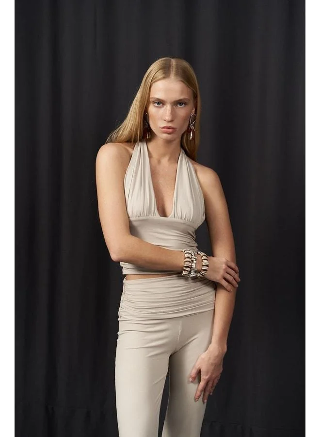 Jody Stone Crop Pant Suit.