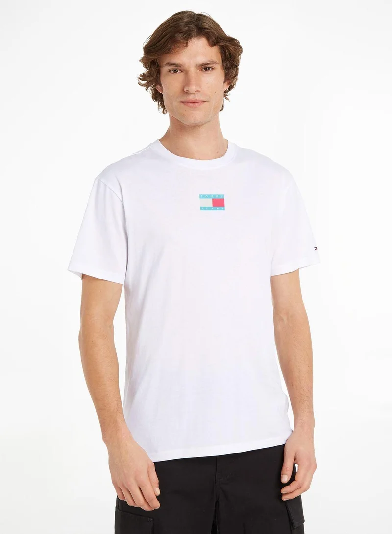 TOMMY JEANS Logo Crew Neck T-Shirt