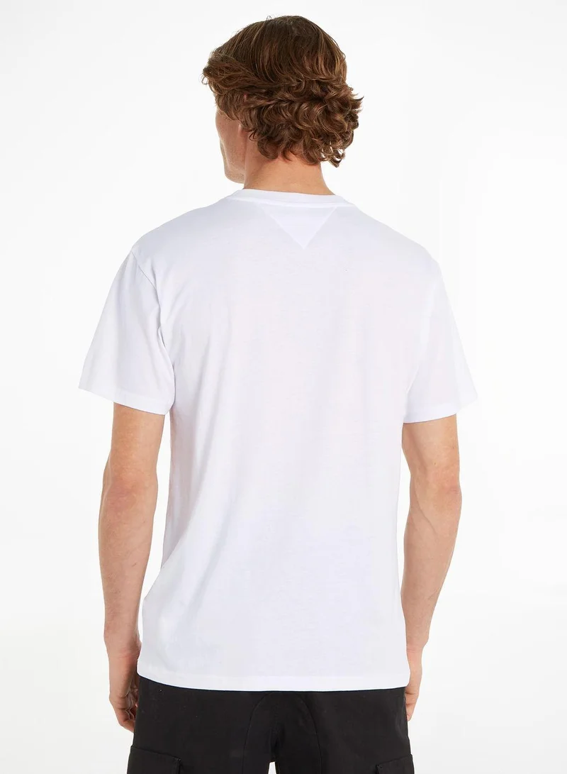 TOMMY JEANS Logo Crew Neck T-Shirt