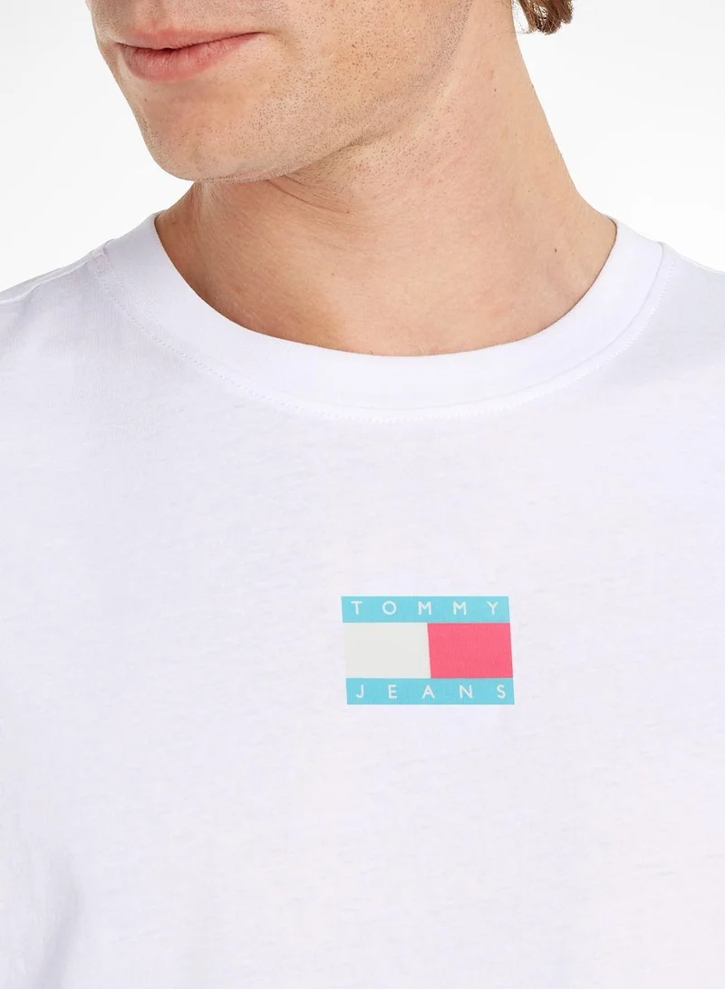 TOMMY JEANS Logo Crew Neck T-Shirt