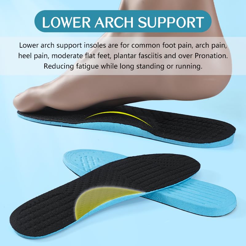 XINIFOOT Supination Correction Insoles for Men & Women, Plantar Fasciitis Orthotic Insoles for Rectify Flat Feet,O/X Type Legs,Bow Legs,Heel Pain (Color: Supination Insoles) - Image 4