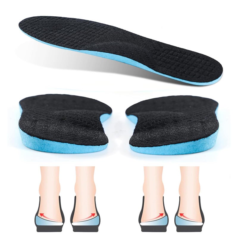 XINIFOOT Supination Correction Insoles for Men & Women, Plantar Fasciitis Orthotic Insoles for Rectify Flat Feet,O/X Type Legs,Bow Legs,Heel Pain (Color: Supination Insoles) - Image 1