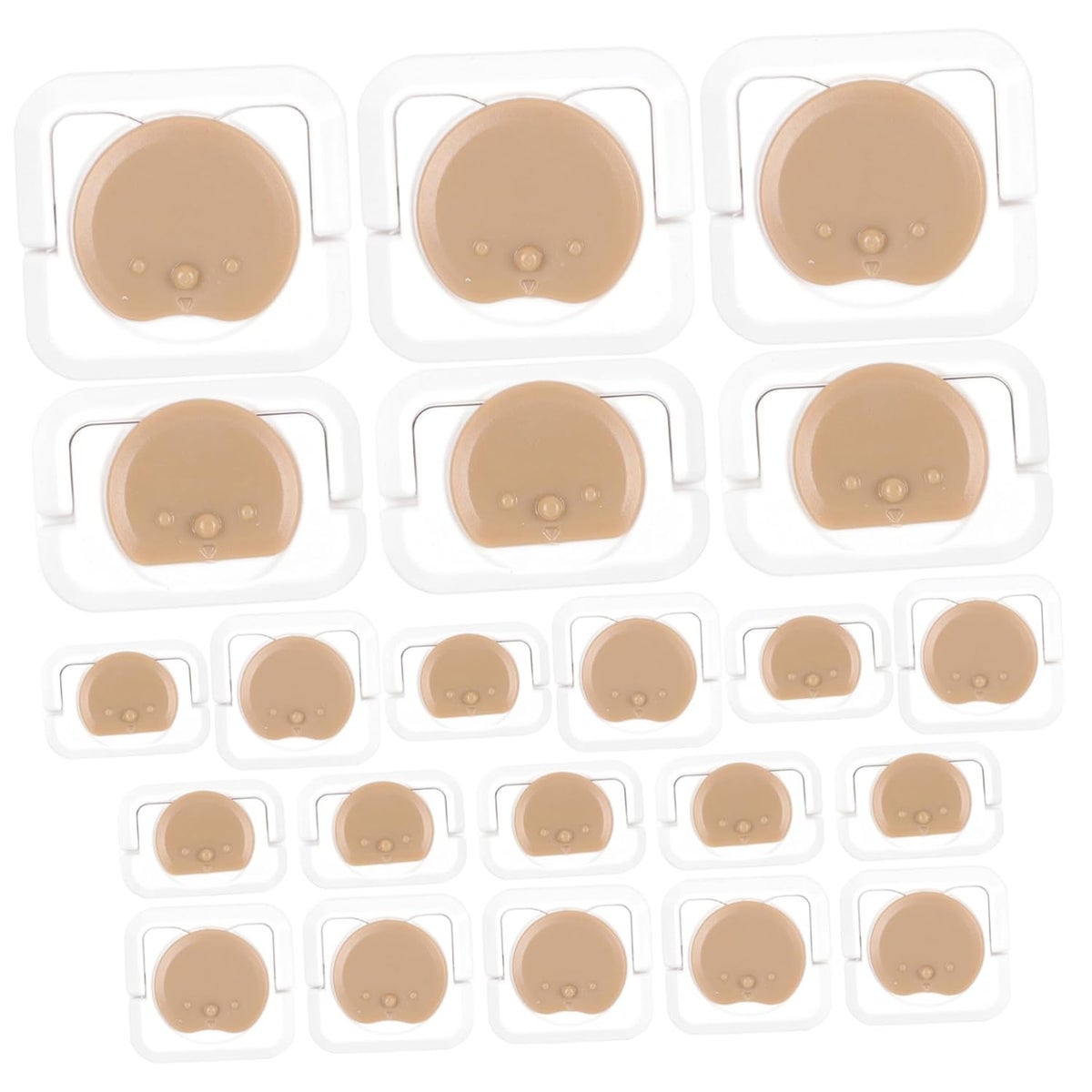 Generic 24pcs Outlet Covers with Pull Design Electrical Socket Plug ...