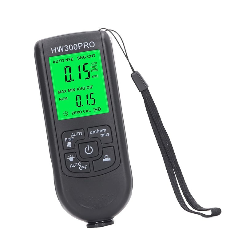 Black Coating Thickness Gauge 0 2000UM High Accuracy Paint Depth Meter For Cars - Image 5
