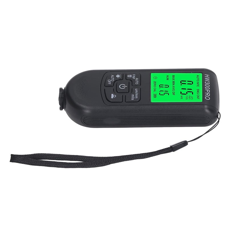 Black Coating Thickness Gauge 0 2000UM High Accuracy Paint Depth Meter For Cars - Image 3