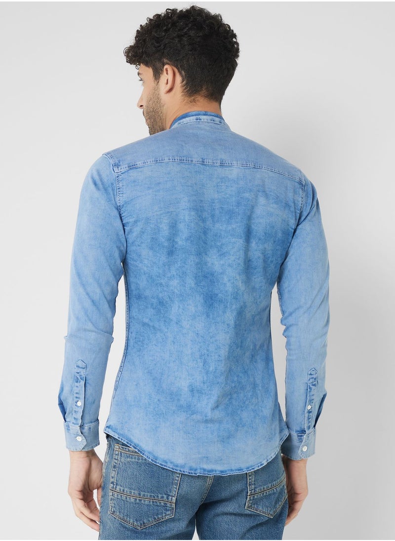 Seventy Five - Muscle Fit Full Sleeve Shirt - Image 1