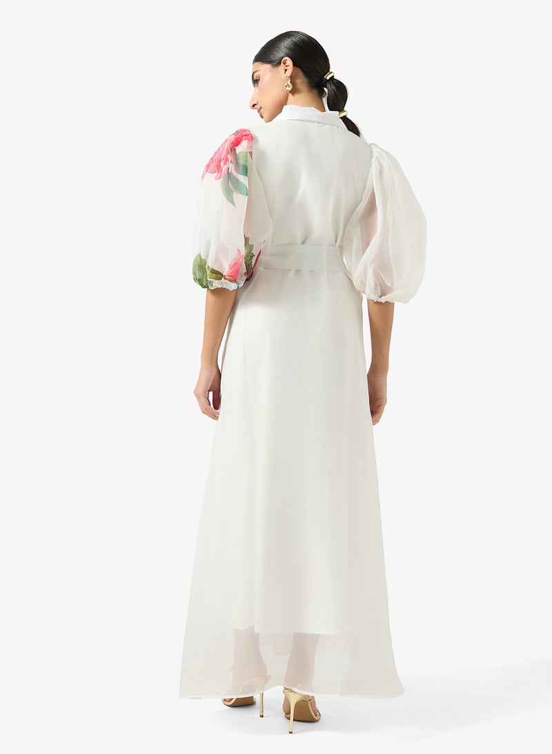 خزانة فستان بطبعة زهور - Image 2