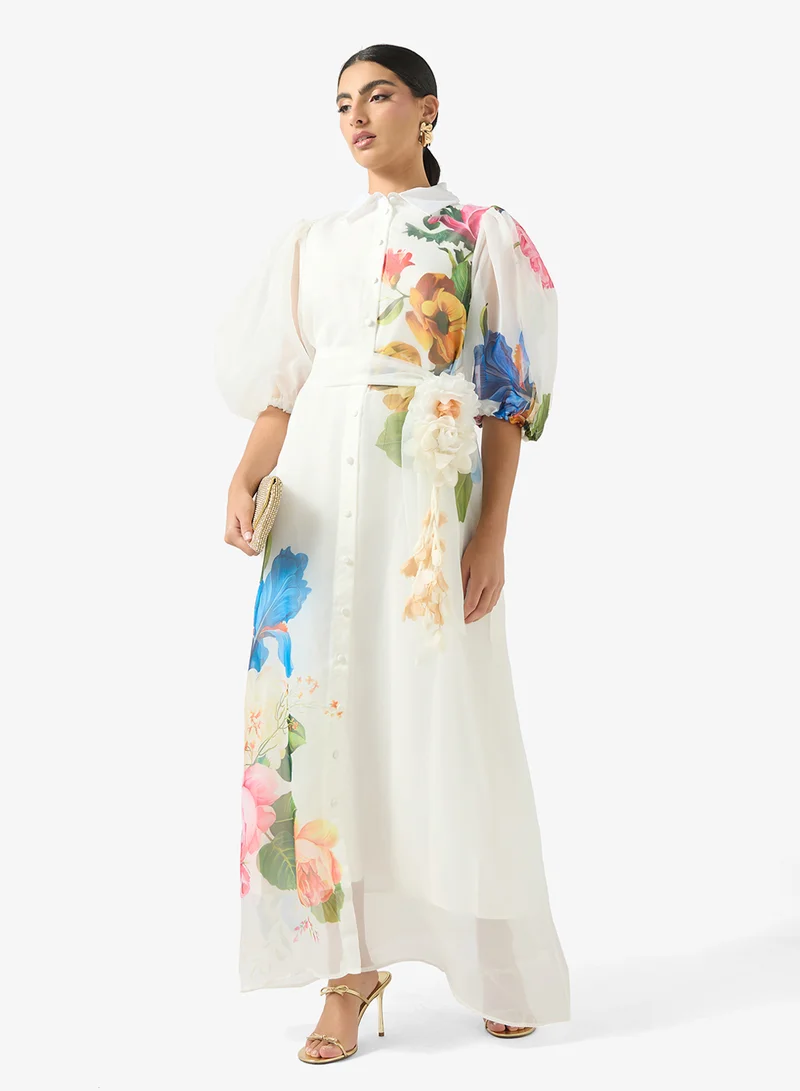 Khizana  Floral Print Dress for Women | Best Price UAE