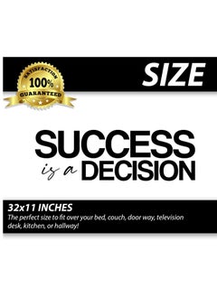 Success is a Decision Wall Sticker Inspirational Wall Decal Motivational Office Decor Quote Inspired Gym Wall Art Vinyl Wall Decal School Classroom Words and Saying - pzsku/Z3AF2854B6599FC43DE1DZ/45/_/1729598175/893f0c47-3ff7-497b-ab0e-27525e83fc51