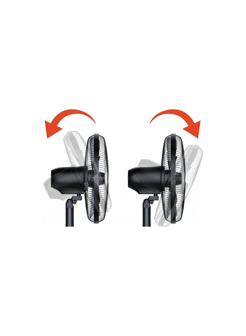 Mienta Stand Fan 18-inch Remote Control SF351438A- Black - Image 3