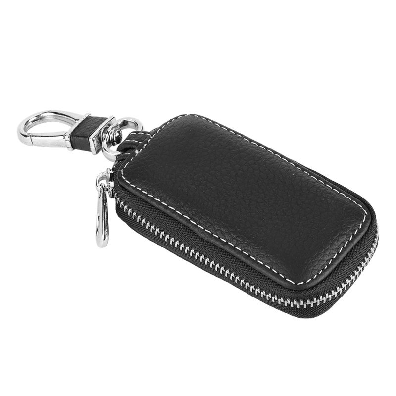 Car Smart Key Holder: Premium PU Leather, Scratch Resistant - Metal Zipper, Durable Key Cover for Car Key Protection & Daily Use - Image 5