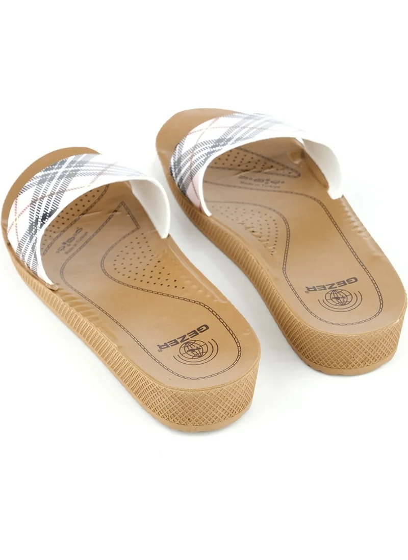 Gezer Women's Summer Pu Slippers