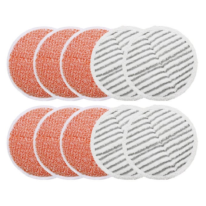 REPLACEMENT PADS FOR BISSELL SPINWAVE MOP 10 PADS FOR BISSELL SPINWAVESPIN WAVECROSSWAVE EXPERTPETCORDLESS HARD FLOOR 2124 20393 2039A 20399 2039W 23159 23157 SPIN MOP CLEANER SCRUB SCRUBBER PADS