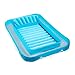 Hoovy Inflatable Tanning Pool Lounge Float Personal Pool Lounger with Pillow Inflatable Tanning Pool Bed Blue 13 Years - Image 3