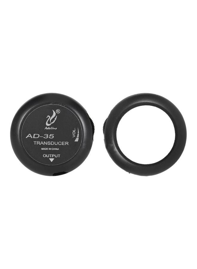 NIBEMINENT Mini Piezo Pickup Contact Microphone Transducer For Acoustic Classical Folk Guitar - Image 1