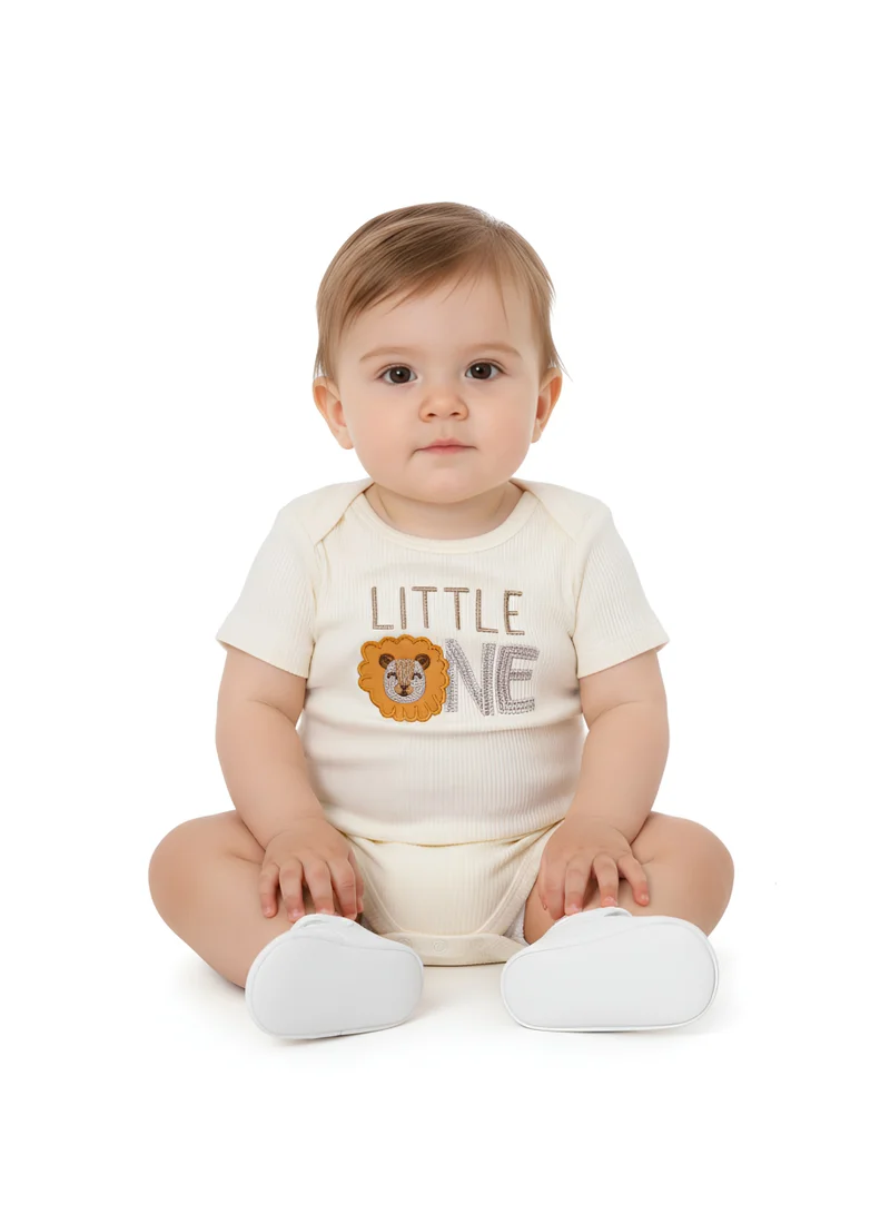 بمبىمىشى طقم بامبي ميتشي 4 قطع بطبعة أسد مع أربطة رأس - أصفر