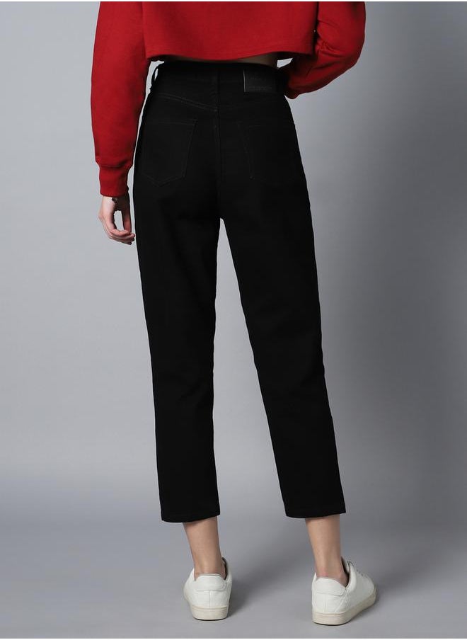 HIGH STAR - High Rise Cropped Jeans by Styli - Image 1