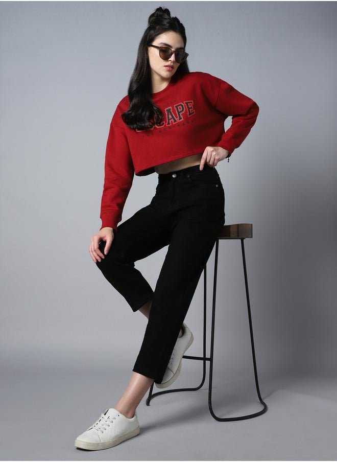 HIGH STAR - High Rise Cropped Jeans by Styli - Image 1