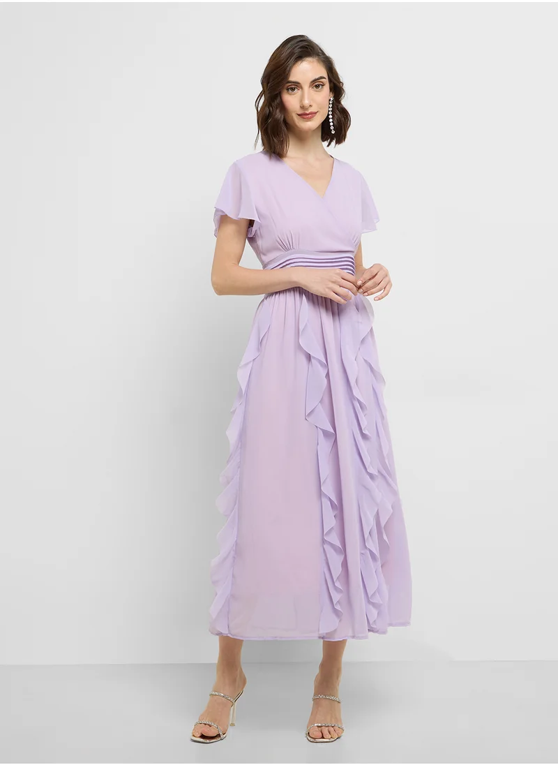 ELLA Ruffle Detailed Dress