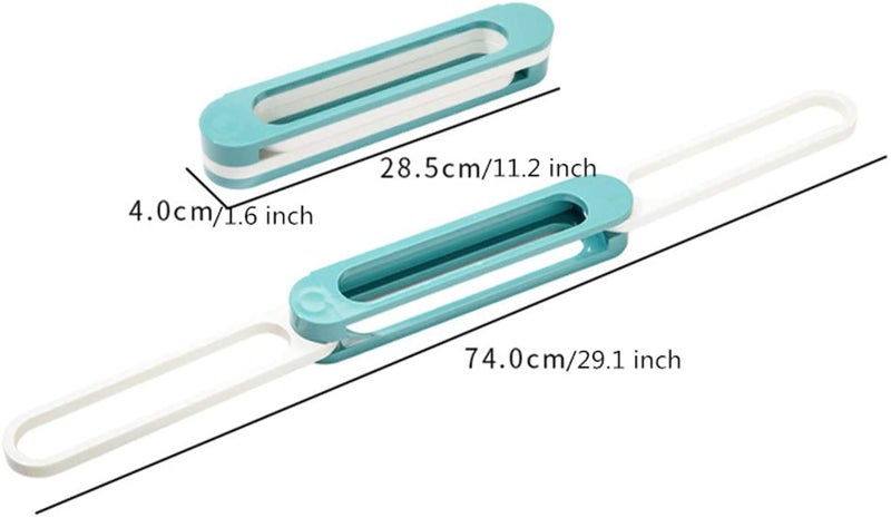 KolorFish 3 in 1 ABS Slippers Rack Shoes Organizer Wall Mounted Holder Hanger Foldable Towel Storage for Bathroom Door Towel Organiser Rack (Pink) - Image 3