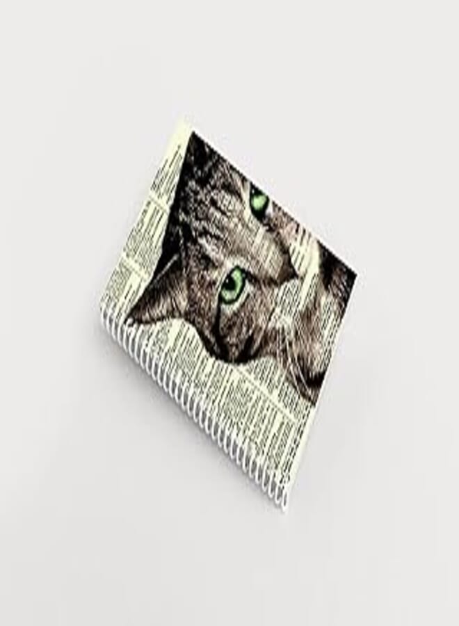 Premium Notebook - 100 Pages 15 * 20cm - Bouncy Cat, A5,15X20