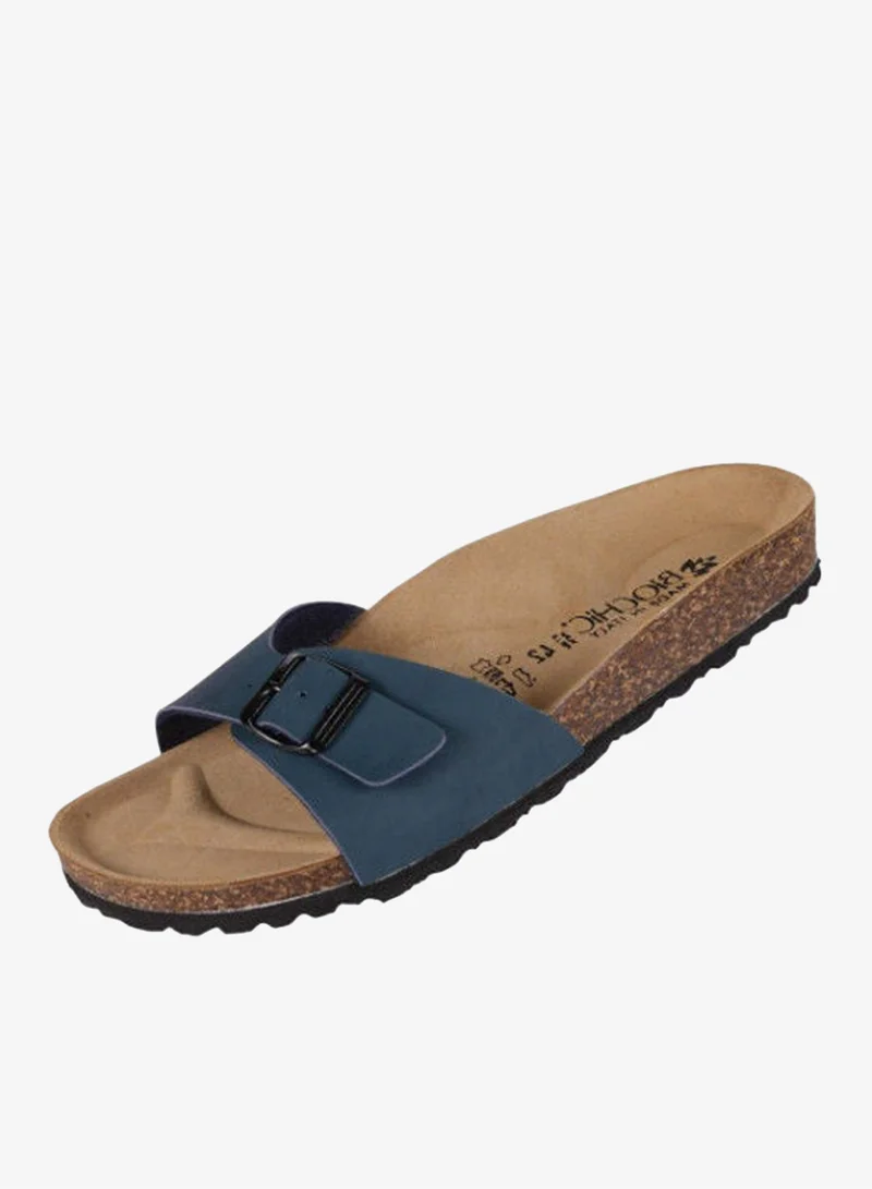 Biochic Blue Biochic Mens Single Strap Sandals 012-393 1837M-Blue for Men | Best Price UAE
