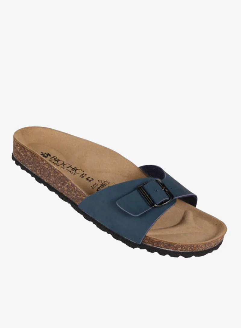 BiOCHIC Biochic Mens Single Strap Sandals 012-393 1837M-Blue