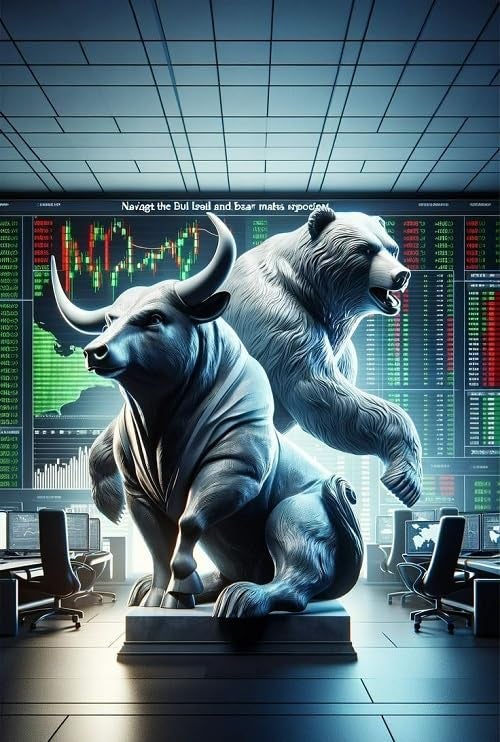 Fliptic Bull Market And Bear Market- Share Trading Motivational Quote Wall Poster, Share Market, Stock Market, Home, Office Decor (12 inch x 18 inch) Pack of 1 - Image 5