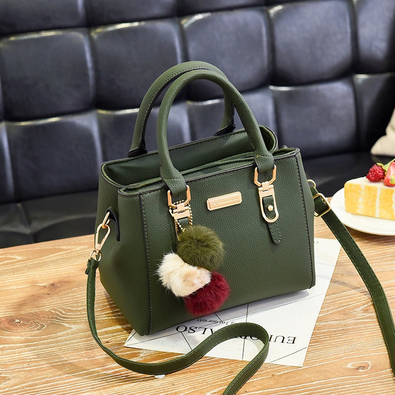 2024 Fashion PU Leather Ladies Tote Bag Green 