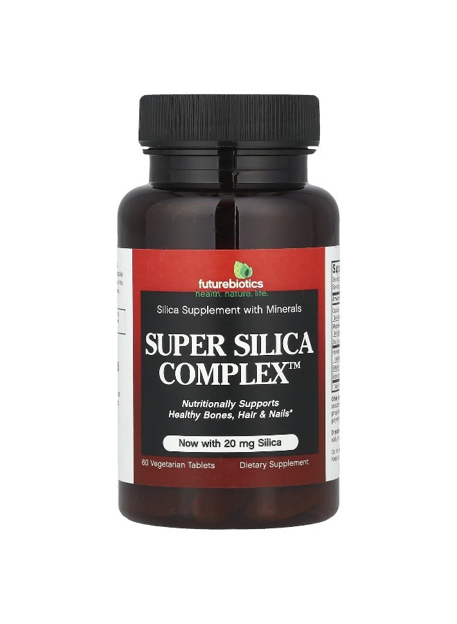 Futurebiotics, Super Silica Complex™, 60 Vegetarian Tablets (Packaging may vary) - Image 1