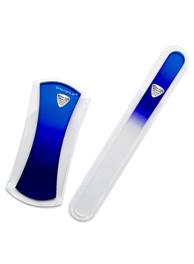 Bona Fide Beauty Manicure Set Ergonomic Comfort Grip Bow Ergofile For Gentle & Efficient Filing Il Care Tools By Genuine Czech Glass - Image 2