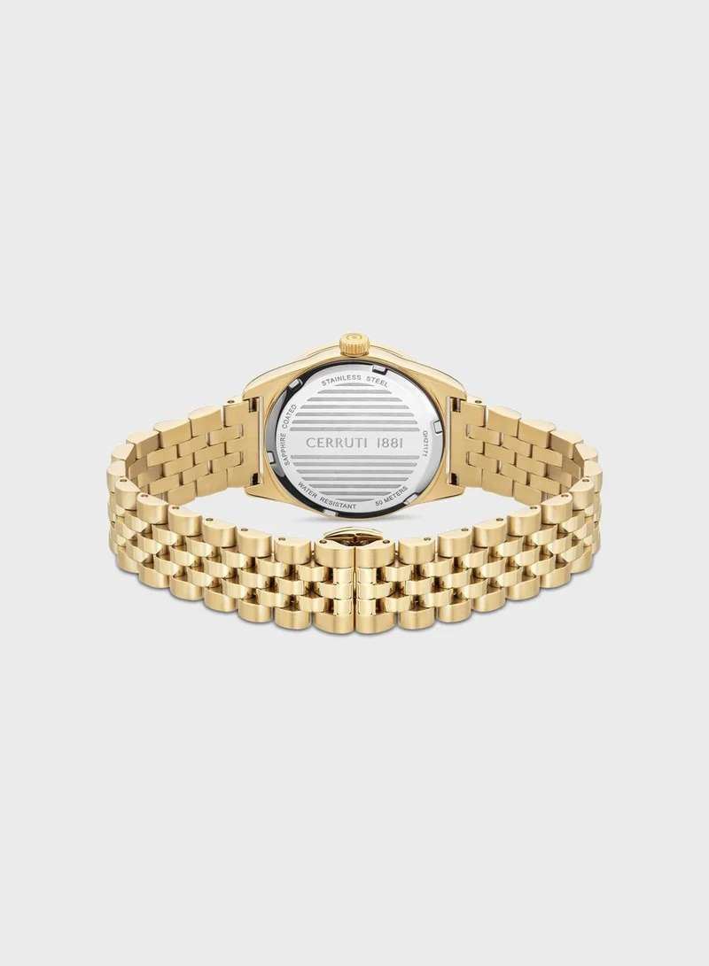 CERRUTI 1881 Steel Strap Analog Watch