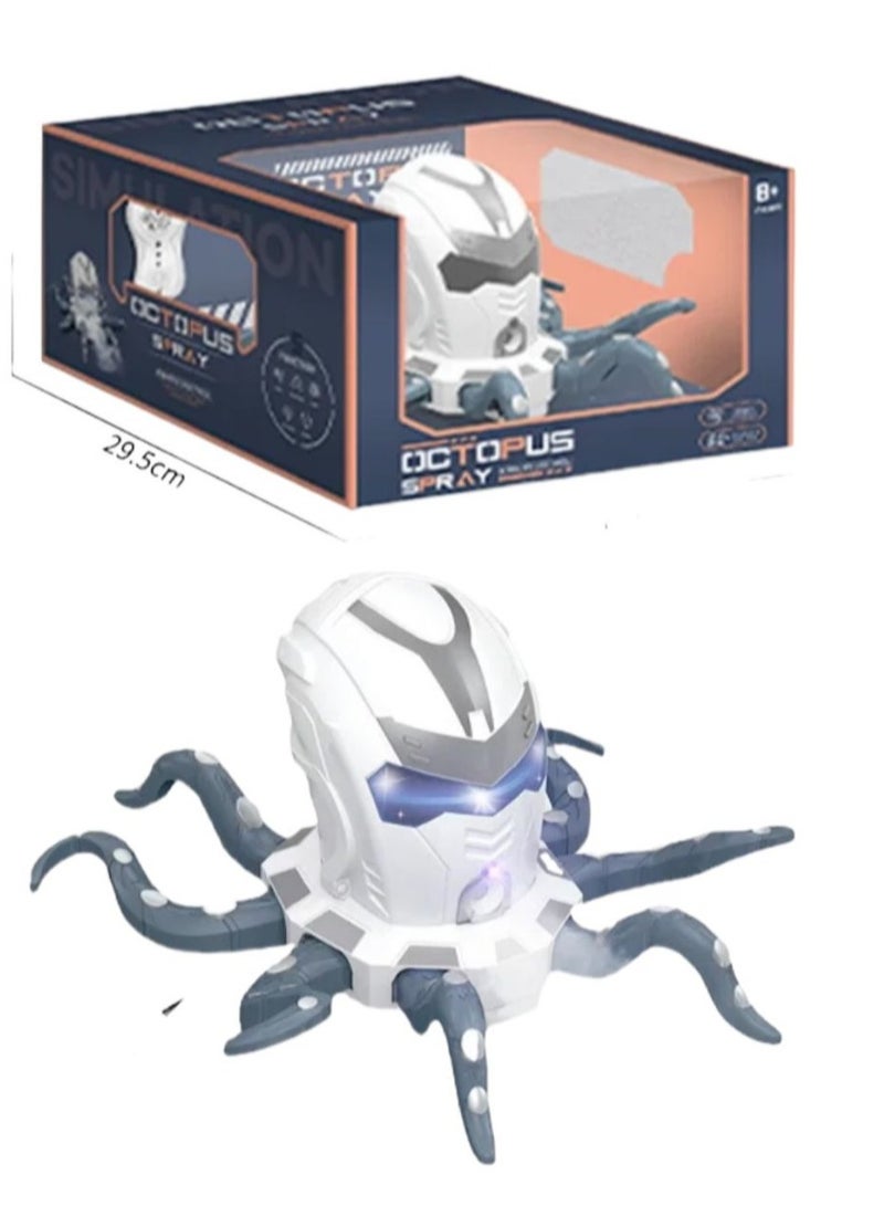 Octopus Toys for Kids Realistic RC Octopus With LED Light Music Effect, Remote Control Robots - Image 2