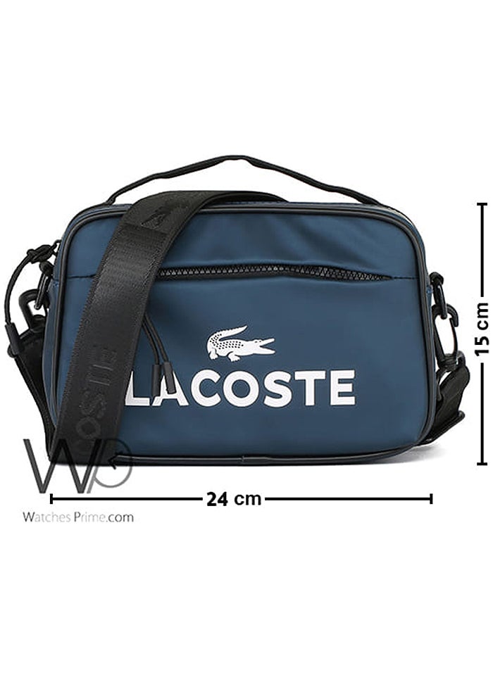 LACOSTE Navy Blue Lacoste Crossbody Shoulder Men Waterproof Hand Bag  - Image 3