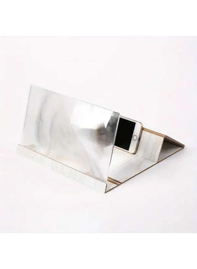 White Portable 12 Inch Phone Screen Amplifier And Projector Stand - Image 5