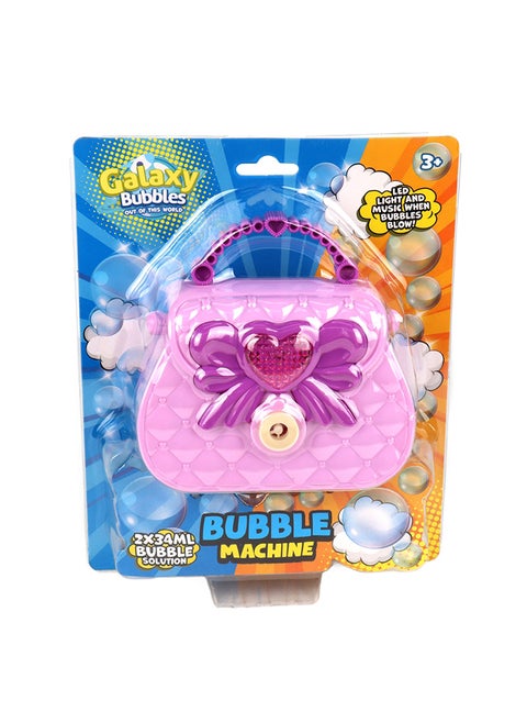 Bubble Purse With 2x34ml Bubble Solution Battery Operated,