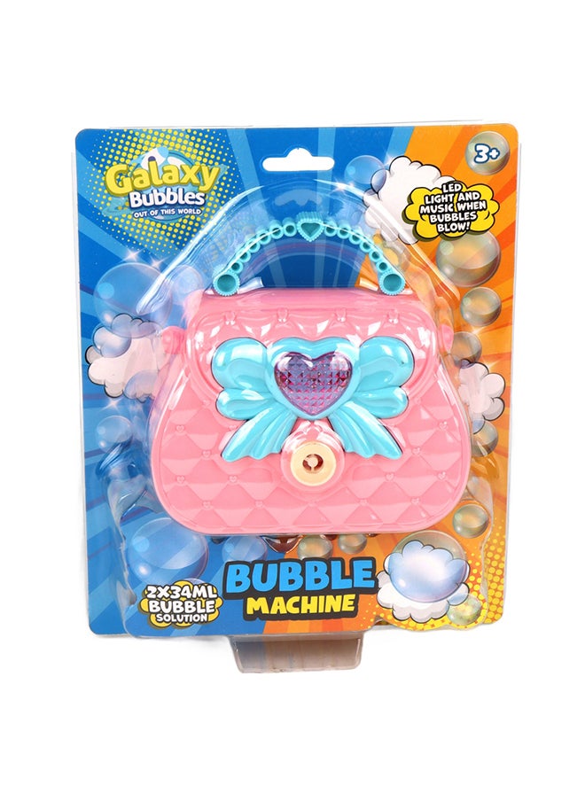 Bubble Purse With 2x34ml Bubble Solution Battery Operated,
