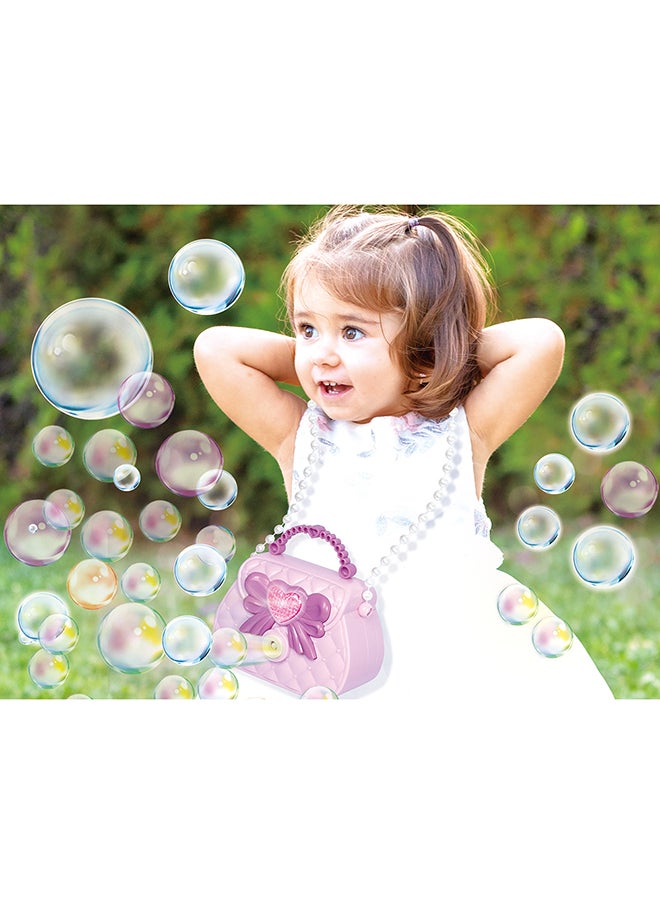 Bubble Purse With 2x34ml Bubble Solution Battery Operated,