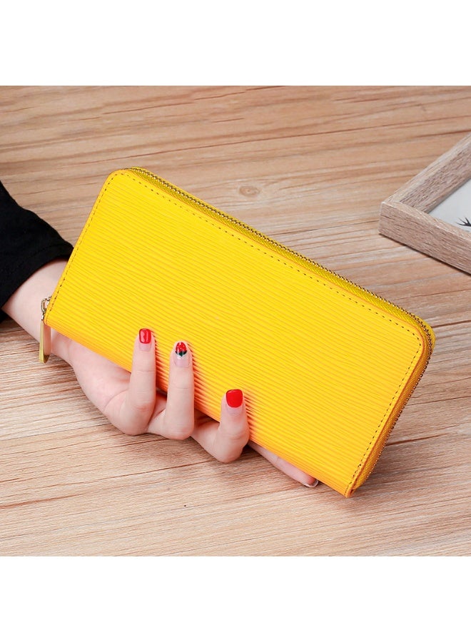 Mark Fairwhale New Water Ripple Long Leather Wallet