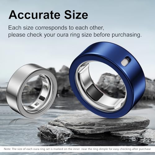 Hexasider 5 Pack Ring Cover Compatible with Oura Ring Gen 4/Oura Ring Gen 3 Horizon/Heritage, Abrasion-Resistant TPU Case for Oura Ring Protector Accessories for Oura Size 10 - Image 2