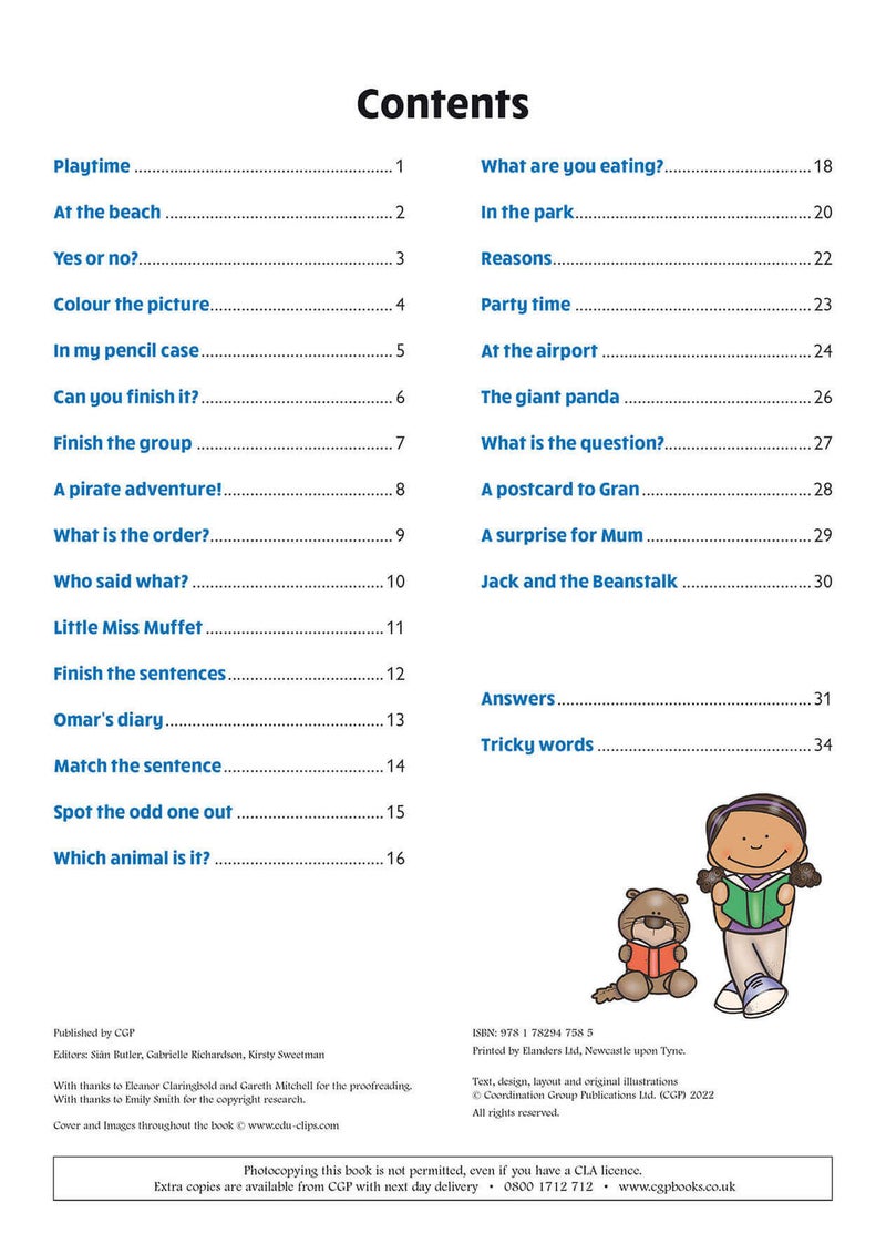 Ks1 English Targeted Question Book Year 1 Comprehension Book 1 - Image 1